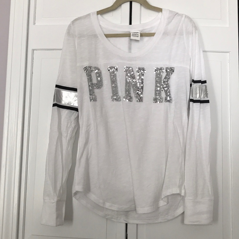 PINK VS LS crew tshirt